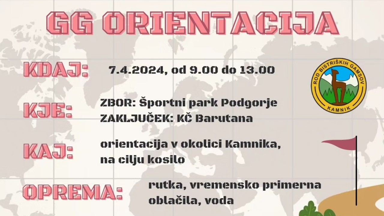 GG orientacija - PRESTAVLJENO