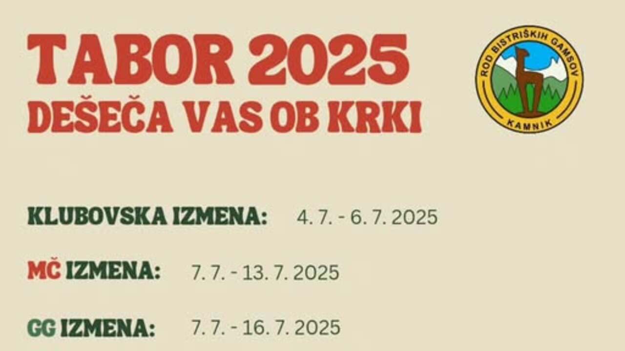 Tabor Krka 2025