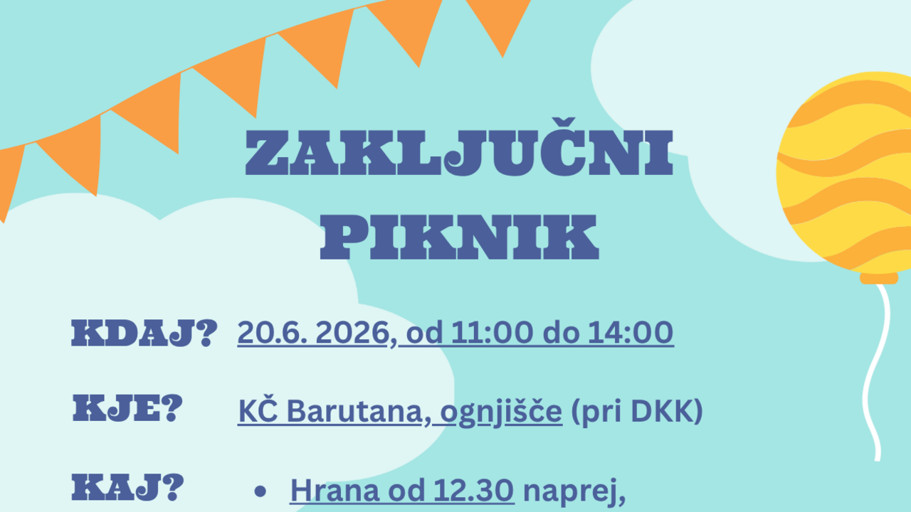 Zaključni piknik sezone 2025/2026